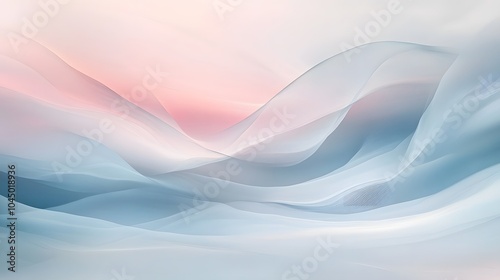 Abstract Landscape with soft flowing shapes. Abstract Background pattern
