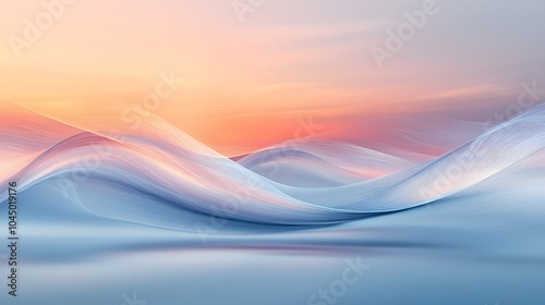 Abstract Landscape with soft flowing shapes. Abstract Background pattern