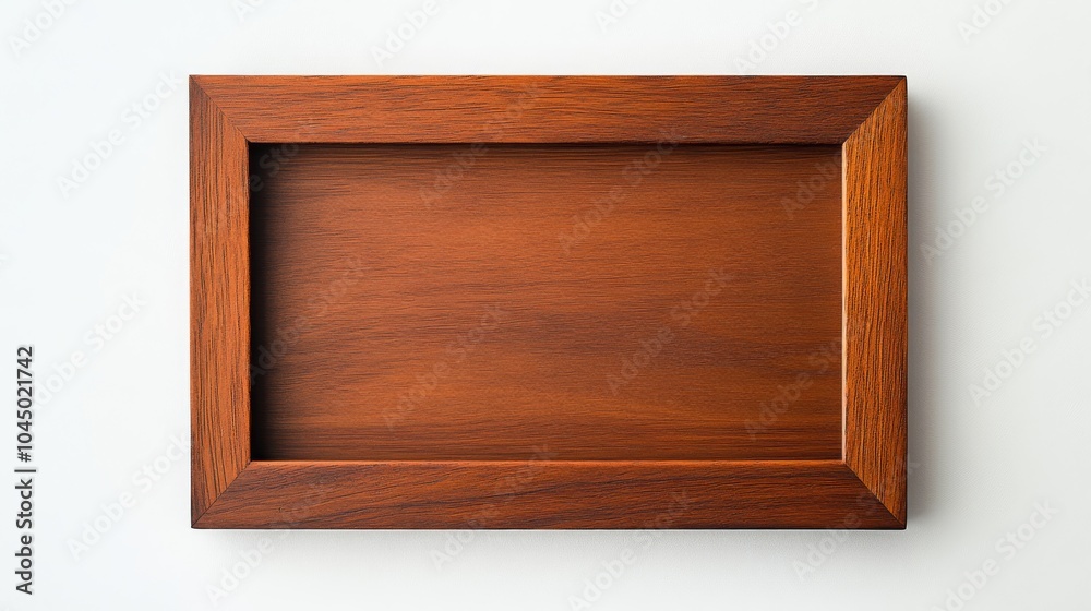 Isolated Photo of Dark Wood Frame Captured with Telephoto Lens Isolated Photo of Dark Wood Frame Captured with Telephoto Lens
