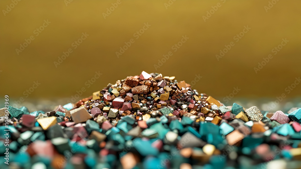 Abstract Background with Multicolored Shimmering Stones Abstract Background with Multicolored Shimmering Stones