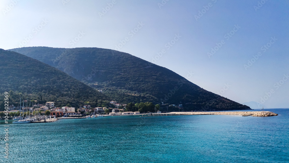 view of the bay Kefalonia, greece view of the bay Kefalonia, greece