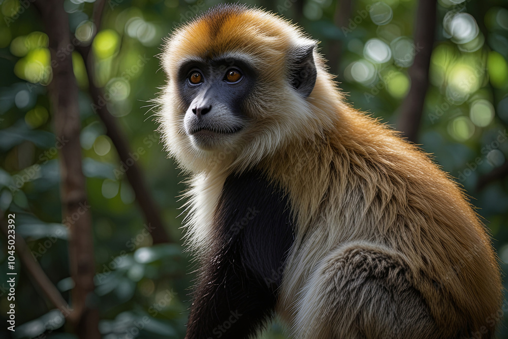 Fototapeta premium Wolf's Mona Monkey