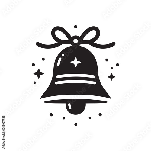 Christmas bell icon. Christmas element for Christmas events vector.