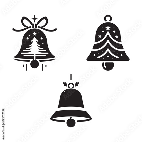 Christmas bell icon. Christmas element for Christmas events vector.