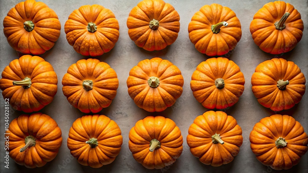 Minimalist Pumpkin Collection PNG - Isolated Orange Pumpkins in Top View Flat Lay for Autumn Decor and Seasonal Designs Minimalist Pumpkin Collection PNG - Isolated Orange Pumpkins in Top View Flat Lay for Autumn Decor and Seasonal Designs