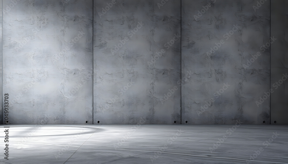 Dark gray wall with a concrete floor isolated with white highlights, png Dark gray wall with a concrete floor isolated with white highlights, png