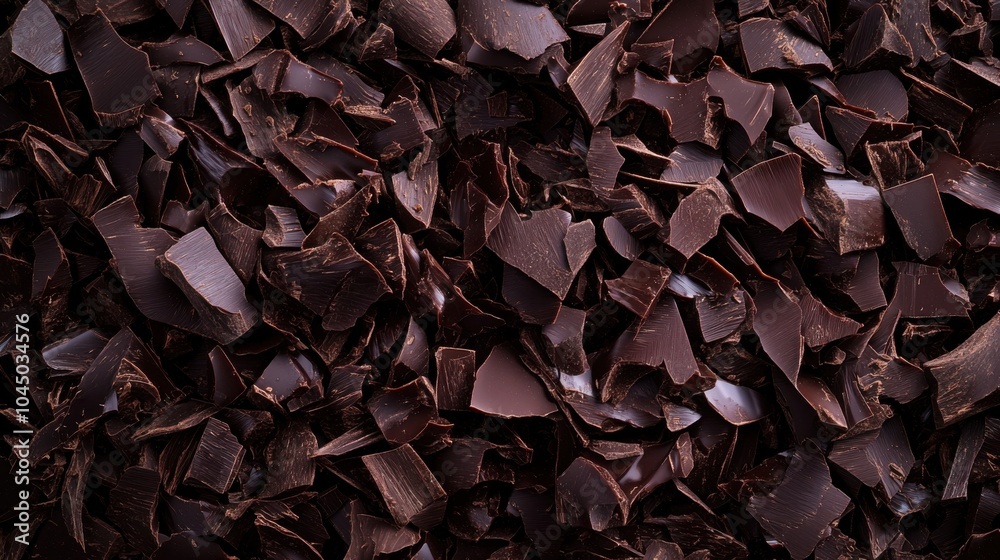A background completely filled with dark chocolate shavings, packed tightly to create a rich, textured surface with a luxurious and indulgent feel. A background completely filled with dark chocolate shavings, packed tightly to create a rich, textured surface with a luxurious and indulgent feel.