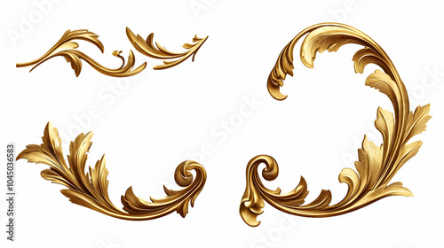 Golden Ornamental Decoratio...