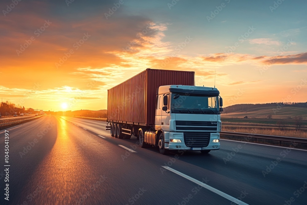 White truck transportation car automobile. White truck transportation car automobile.