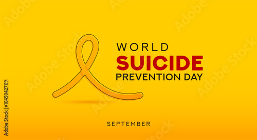 suicide prevention campaign. Suicide prevention awareness month worldwide. An invitation to avoid and overcome suicide