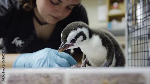 A rescue animal clinic specializing in rehabilitating injured wildlife, ensuring ethical care and recovery photo