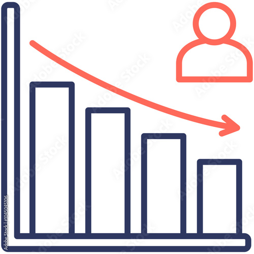 Downtrend Icon