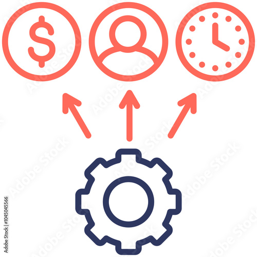 Resource Allocation Icon