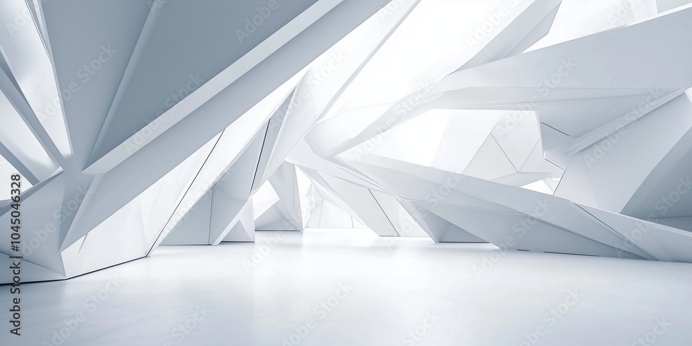 3d architectural image, design of an abstract and modern white background. template for presentation, power point, poster, web, backrog. tehcnological and geometrical background. laptop 3d architectural image, design of an abstract and modern white background. template for presentation, power point, poster, web, backrog. tehcnological and geometrical background. laptop