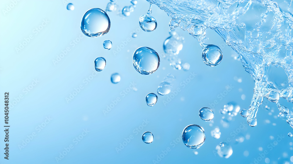 Water Drops and Splash Abstract Background Water Drops and Splash Abstract Background