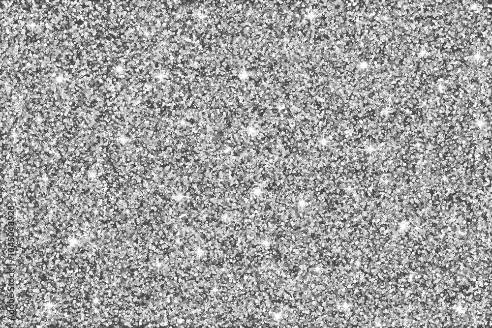 Silver glitter vector background. Silver glitter vector festive background. File contains layers: background, glitter and sparkles. EPS 10 Silver glitter vector background. Silver glitter vector festive background. File contains layers: background, glitter and sparkles. EPS 10