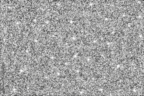 Silver glitter vector background. Silver glitter vector festive background. File contains layers: background, glitter and sparkles. EPS 10