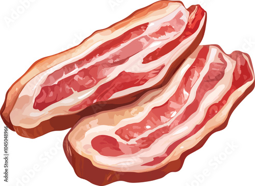 raw pork meat