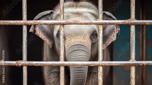 Rehabilitated animals in captivity, receiving long-term care in sanctuaries when reintroduction is not possible photo