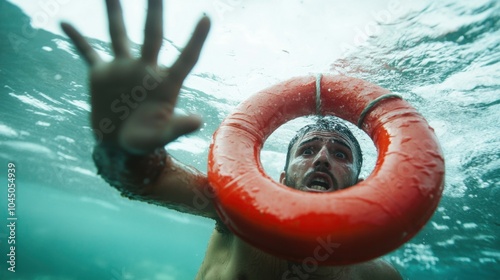 Ertrinken verhindern: Notfallschauplatz für Unterwassersicherheit im Rahmen von Aufklärungskampagnen