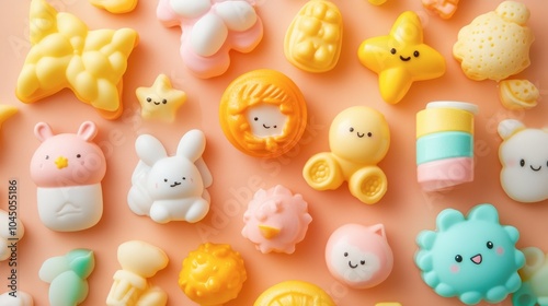 Colorful Cute Food-Style Squishy Toys Collection