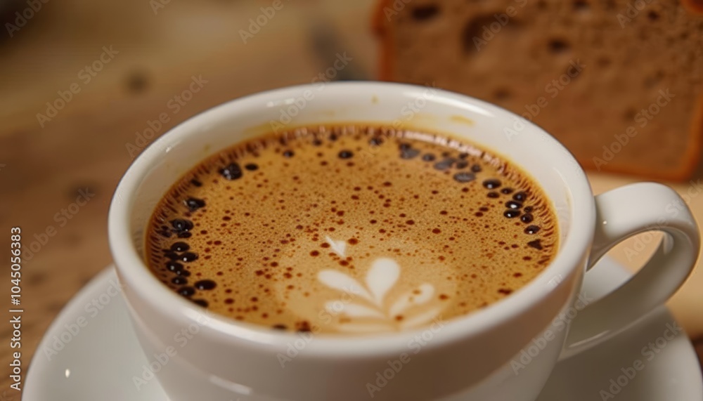 A moment of tranquility with a cup of coffee A moment of tranquility with a cup of coffee