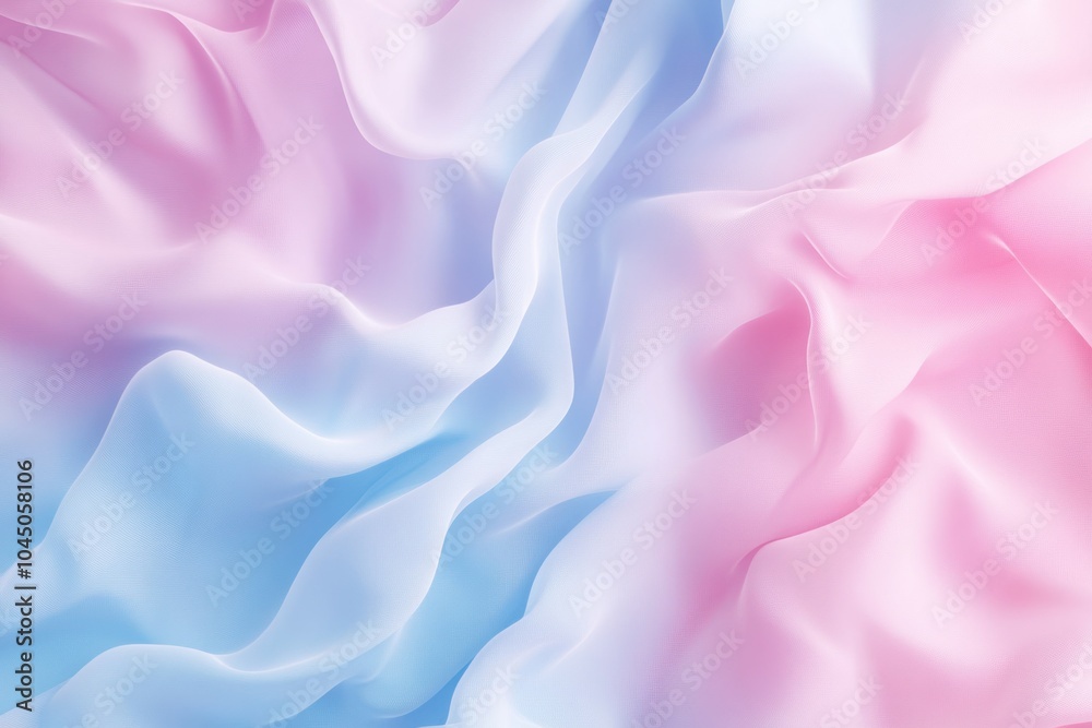 Soft Colorful Fabric with Gentle Flowing Texture Soft Colorful Fabric with Gentle Flowing Texture