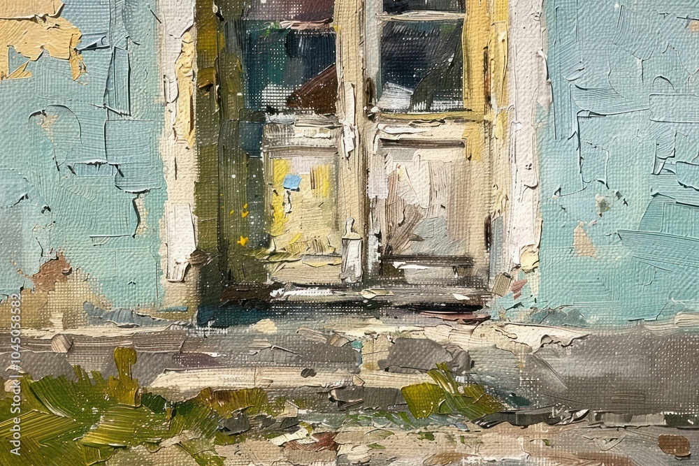 Naklejka premium Close up on pale cute home person animal human.