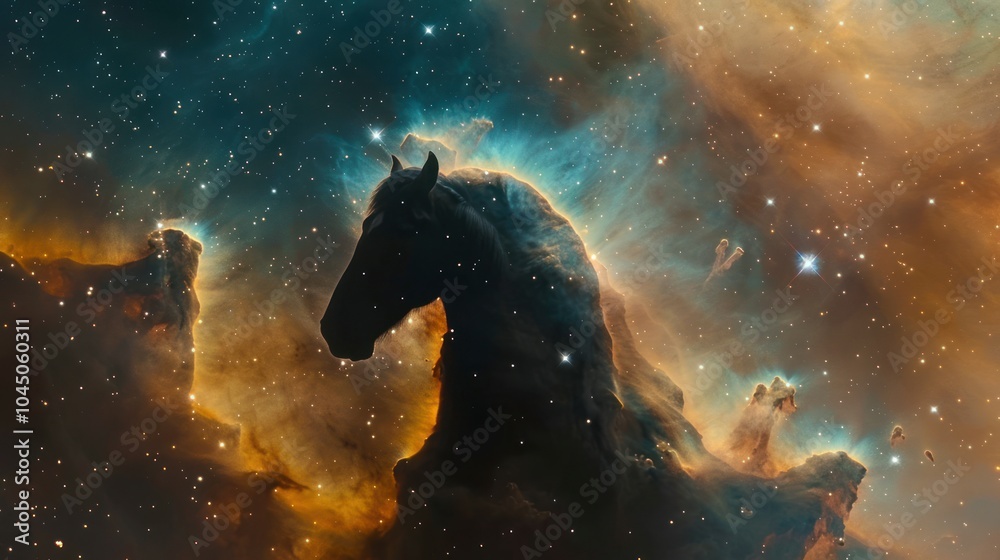 Fototapeta premium Cosmic Horsehead Nebula