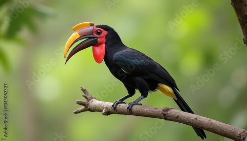  Vivid beauty of nature  A Keelbilled Toucan in its habitat photo