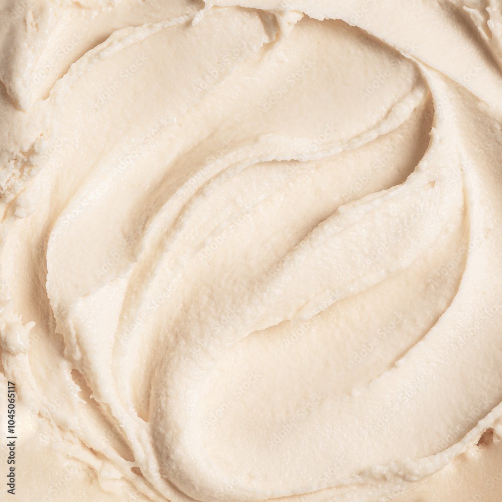Vanilla ice cream texture