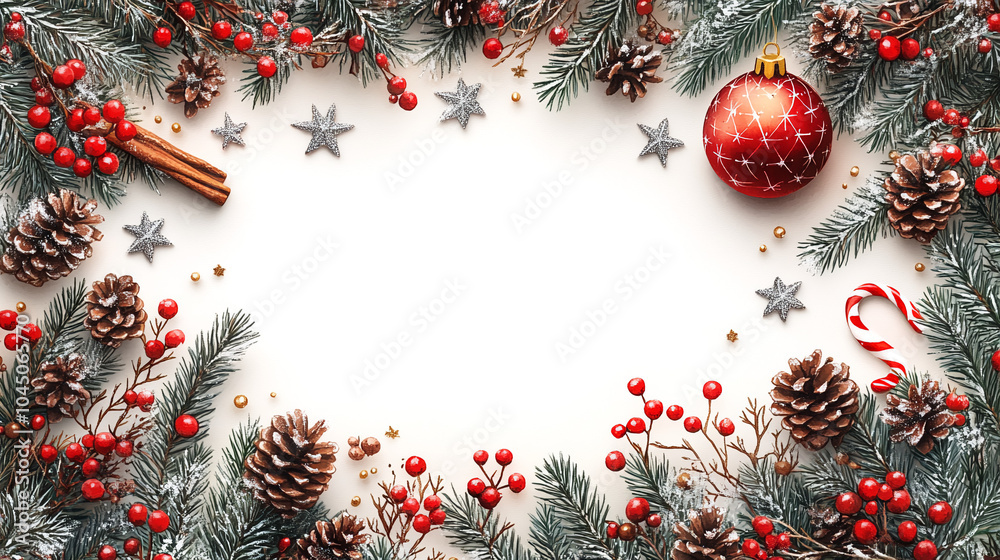 Snow white Christmas background with copy space Snow white Christmas background with copy space