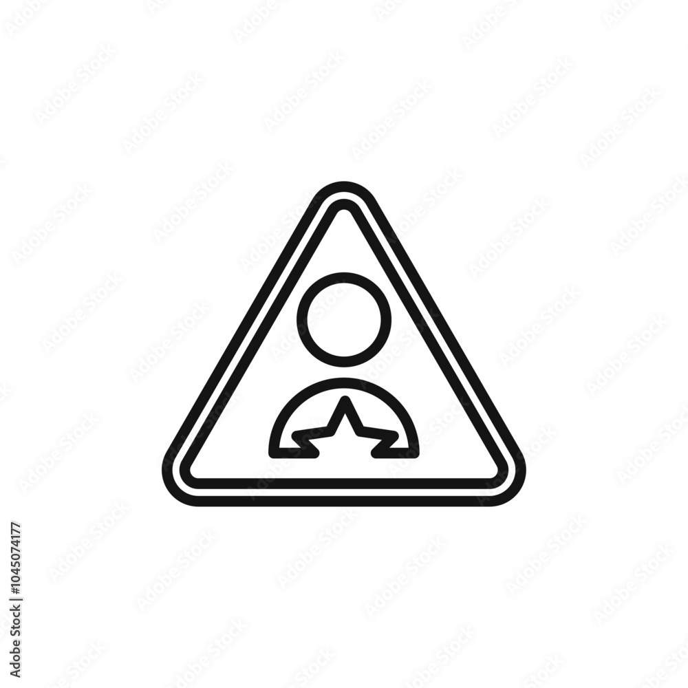 Carcinogen icon Isolated flat vector in outline Carcinogen icon Isolated flat vector in outline