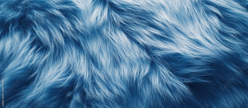 Closeup of blue faux fur texture. Closeup of blue faux fur texture.