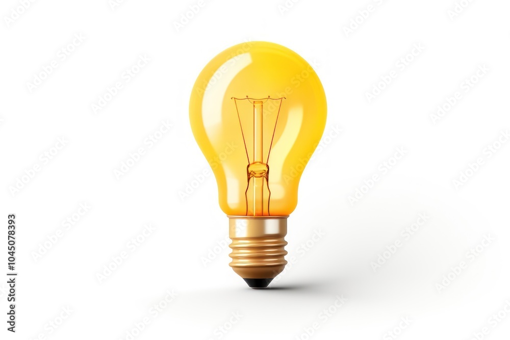 Light lightbulb white background electricity.