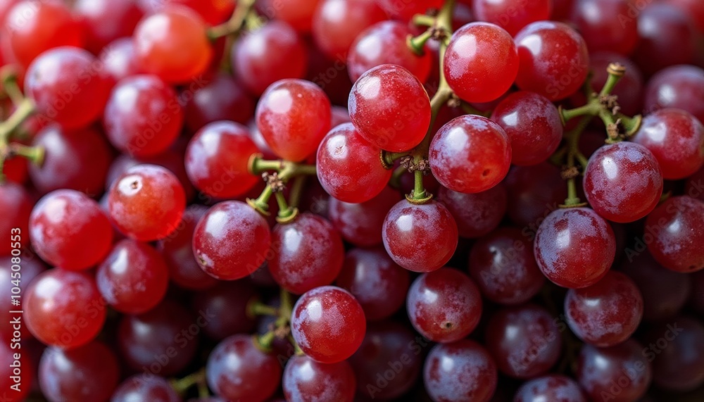Fototapeta premium Bright and fresh red currants ready for harvest