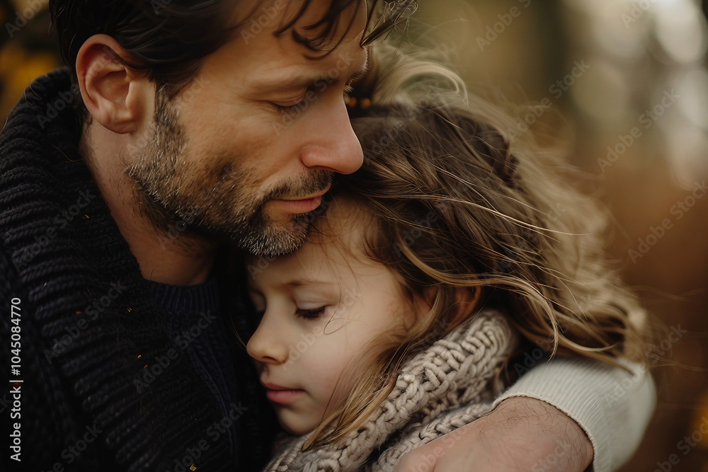 A heartwarming photo of a father and his child celebrating fathers day generative ai A heartwarming photo of a father and his child celebrating fathers day generative ai