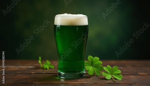  St Patricks Day celebration in a glass photo