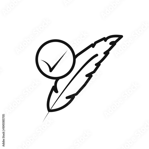 Hypoallergenic icon Isolated flat vector in outline