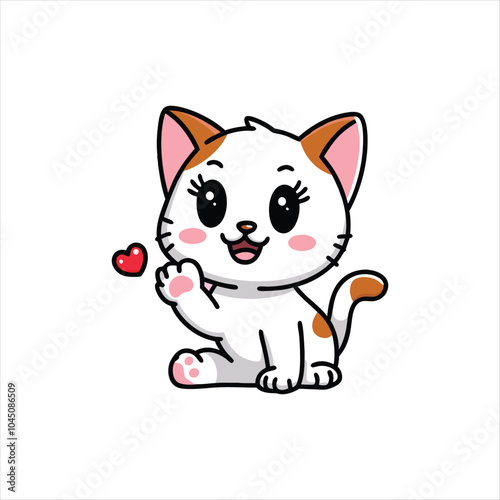 Furry Friends Delightful Cute Cat Graphics