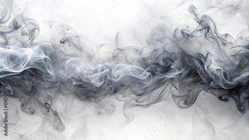 smoke overlay on white background