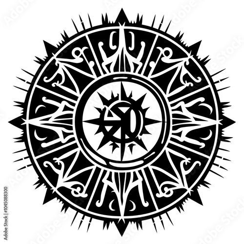 Pentacles and Transmutation Magic Circles – Perfect for Occult Designs, Ritual Work, or Fantasy-Inspired Art Projects. This Detailed Illustration Brings Ancient Alchemical Symbols and Arcane Geometry
