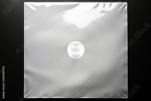 White album cover technology monochrome aluminium. photo