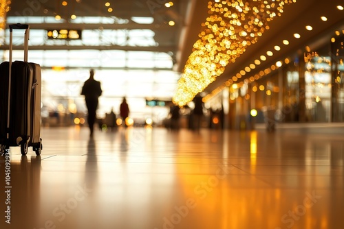 Journey Through a Vibrant Airport Capturing the Essence of Travel in Motion