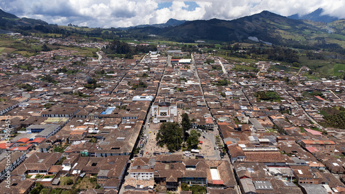 Sonson, Antioquia - Colombia. October 5, 2024. Municipality located in the eastern region of the department, Image made with a drone. photo