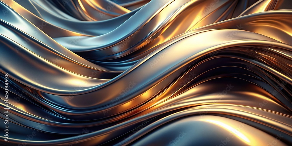 Smooth abstract surface flowing shapes subtle textures