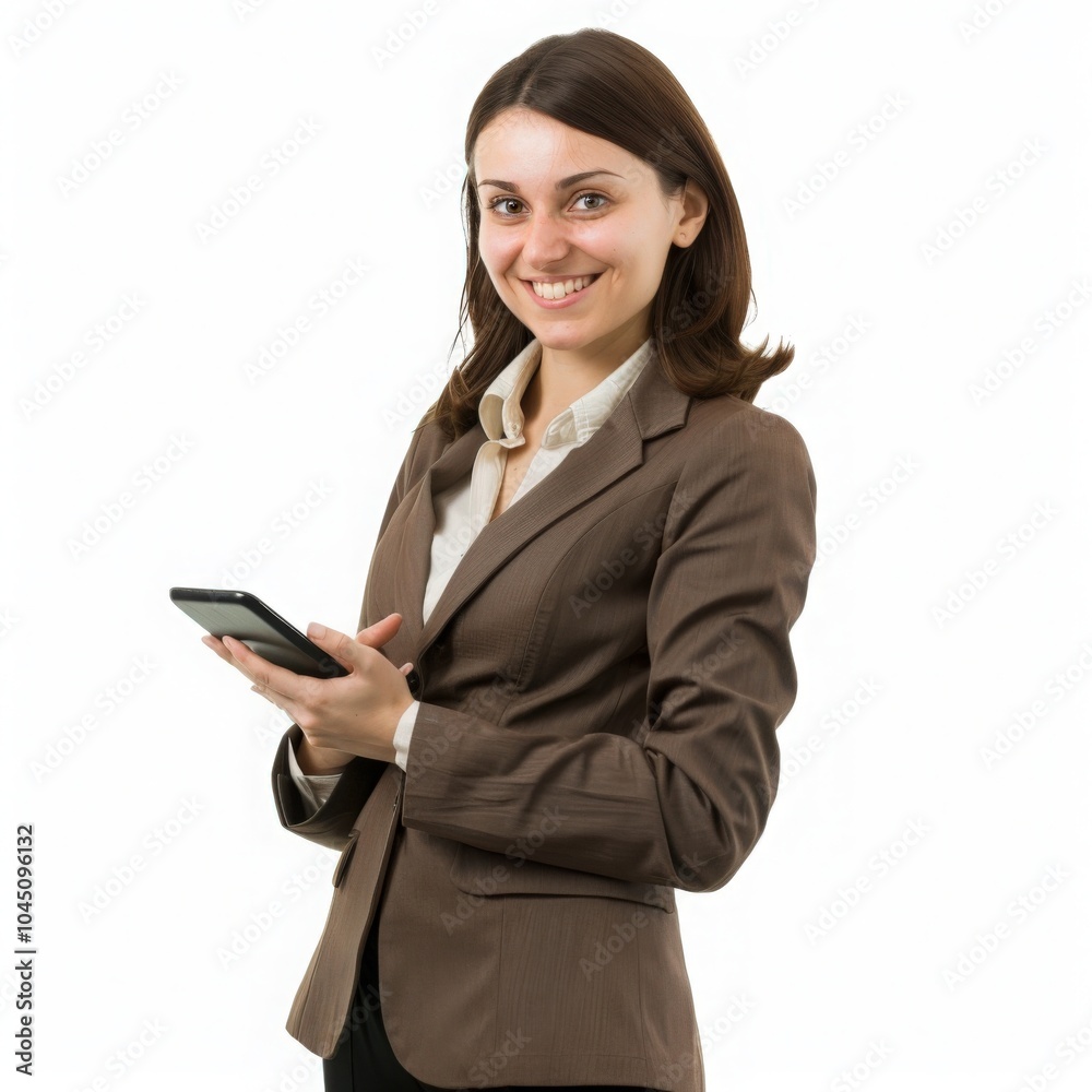 businesswoman with a phone businesswoman with a phone
