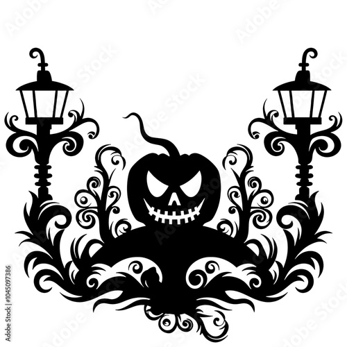 Halloween Symbols – Perfect for Spooky Designs, Party Invitations, Craft Projects, or Themed Merchandise. This Collection of Halloween Icons Includes Classic Elements Like Pumpkins, Bats, Skulls