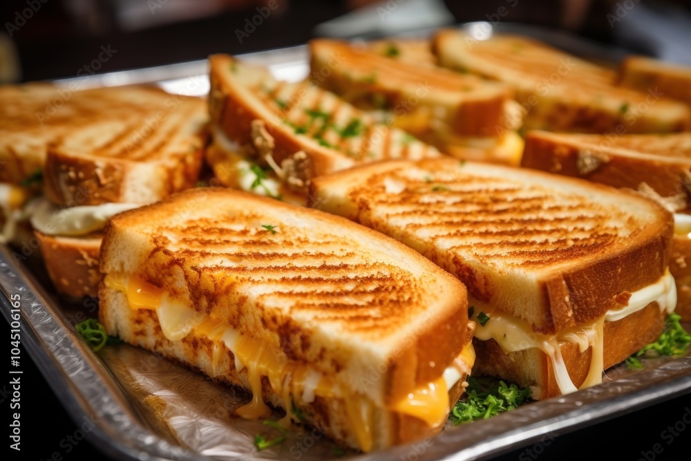 Tasty toast sandwiches with cheese bread food tray. Tasty toast sandwiches with cheese bread food tray.