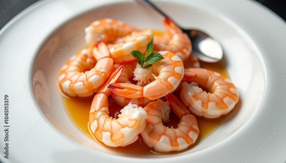 Delicious shrimp in a bowl ready to be savored Delicious shrimp in a bowl ready to be savored
